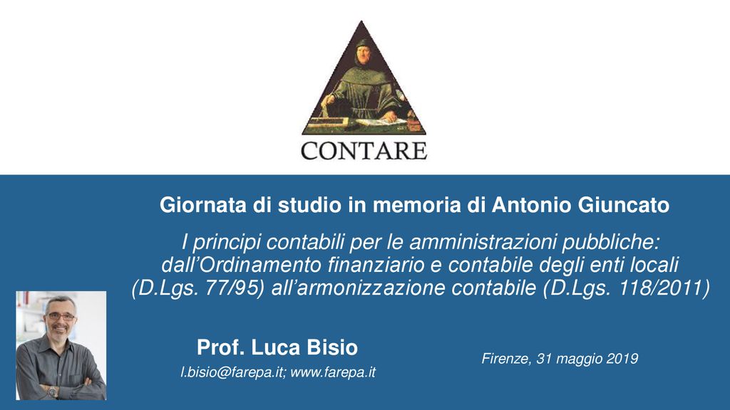 Giornata Di Studio In Memoria Di Antonio Giuncato Ppt Scaricare